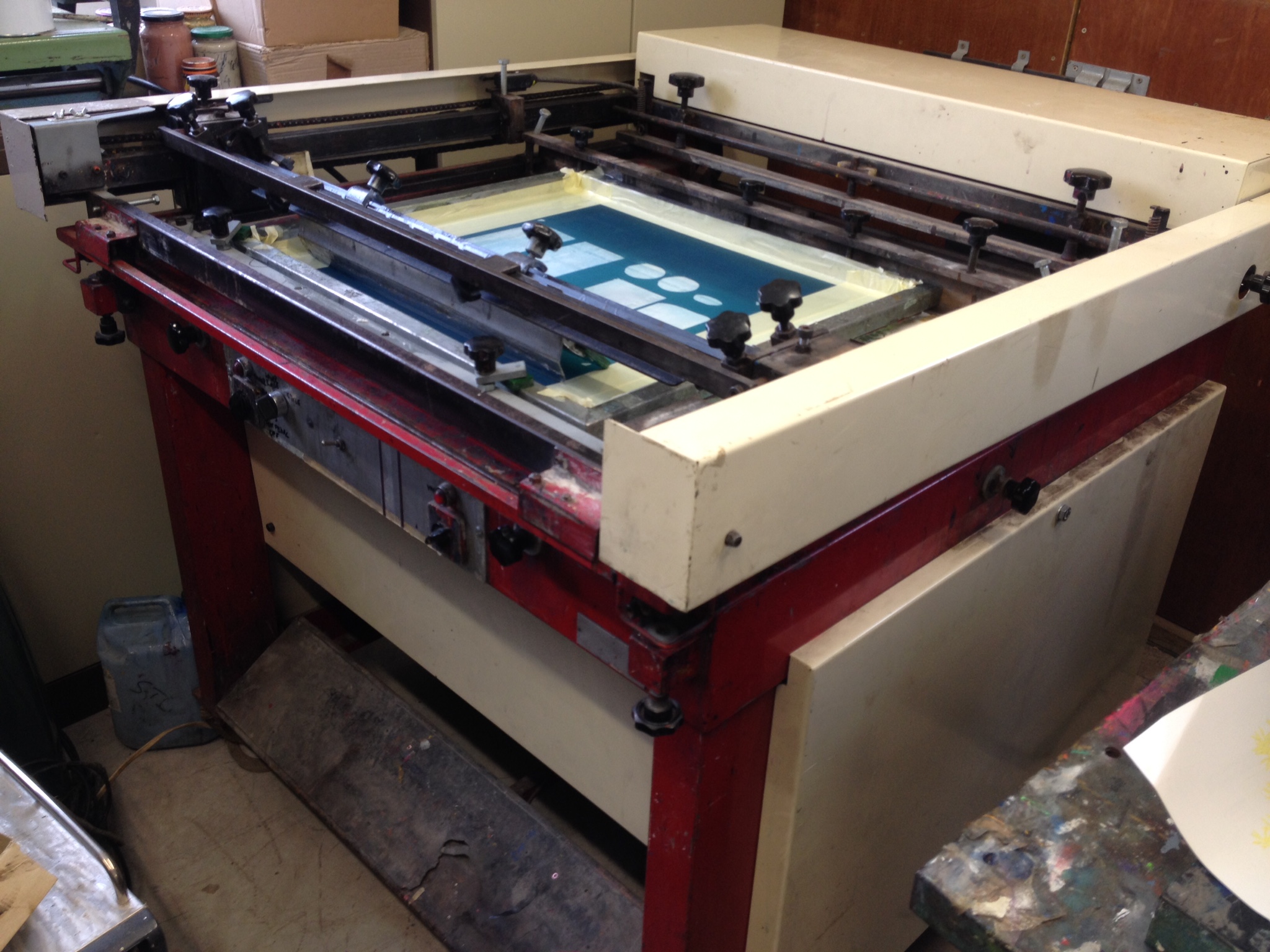 Screen printing machine